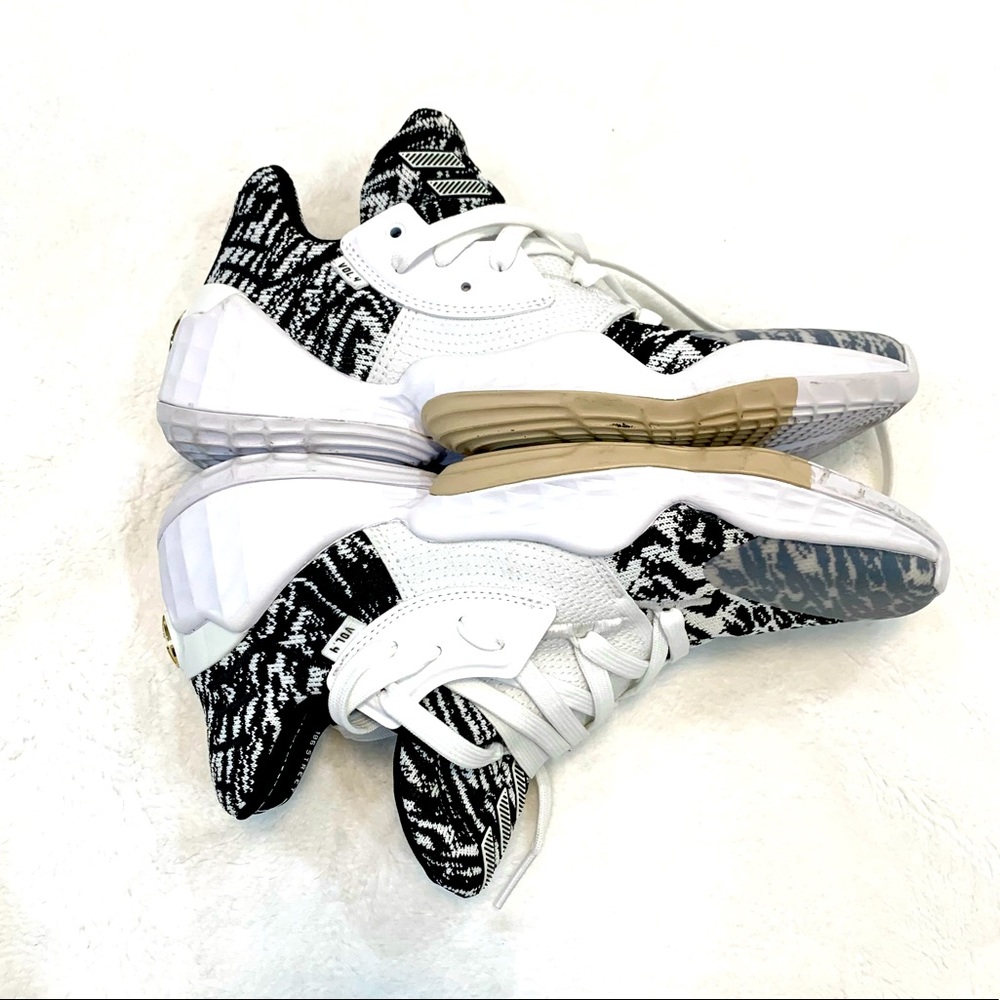 ADIDAS BASKETBALL JAMES HARDEN VOL. 4 "COOKIES & CREAM" MEN sneakers Size 6,5 - Picture 10 of 16